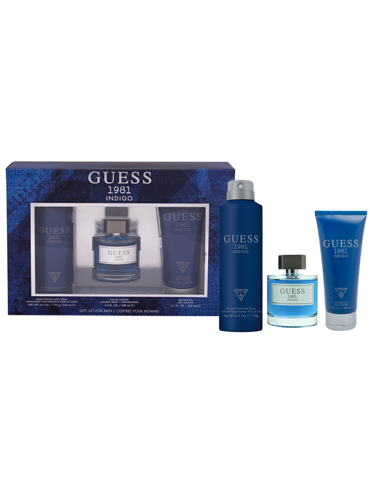 Guess 1981 Indigo For Men Eau De Toilette  Set