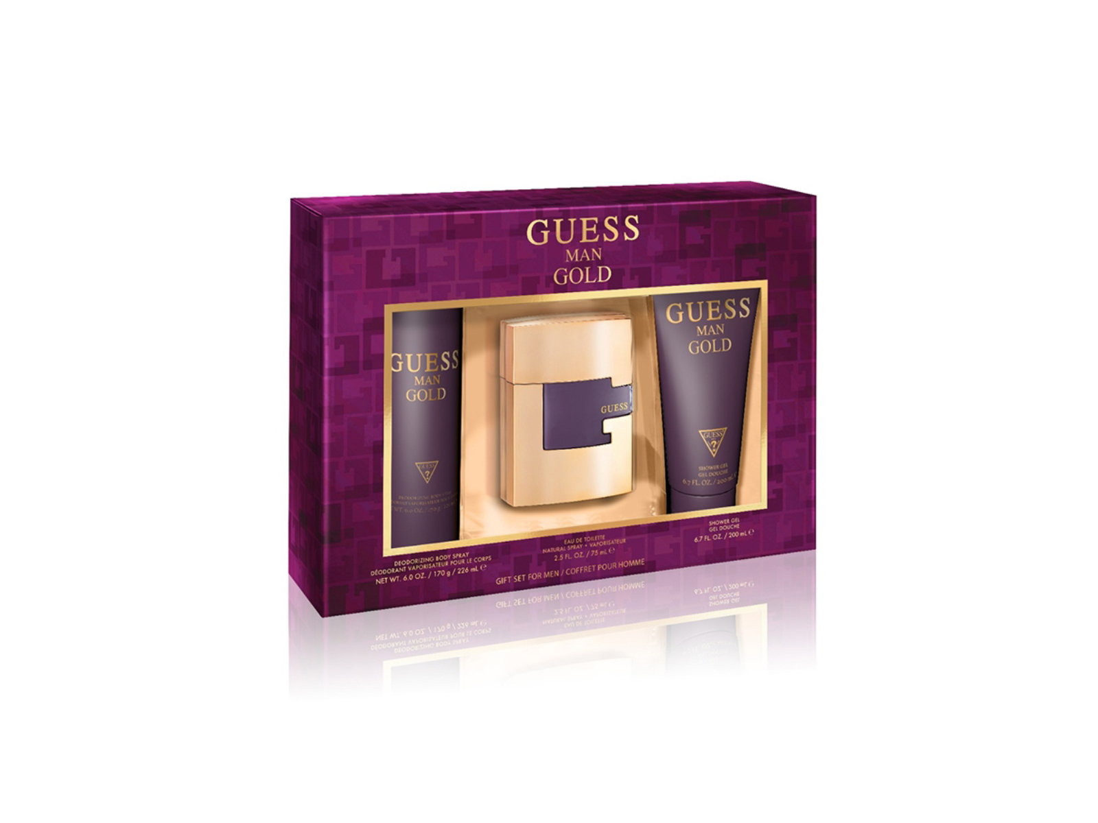 Guess Gold Men Eau De Toilette 7 Set