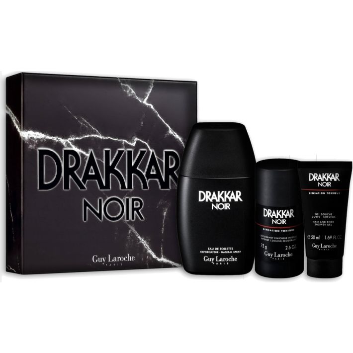 Guy Laroche Drakkar Noir For Men Eau De Toilette  Set
