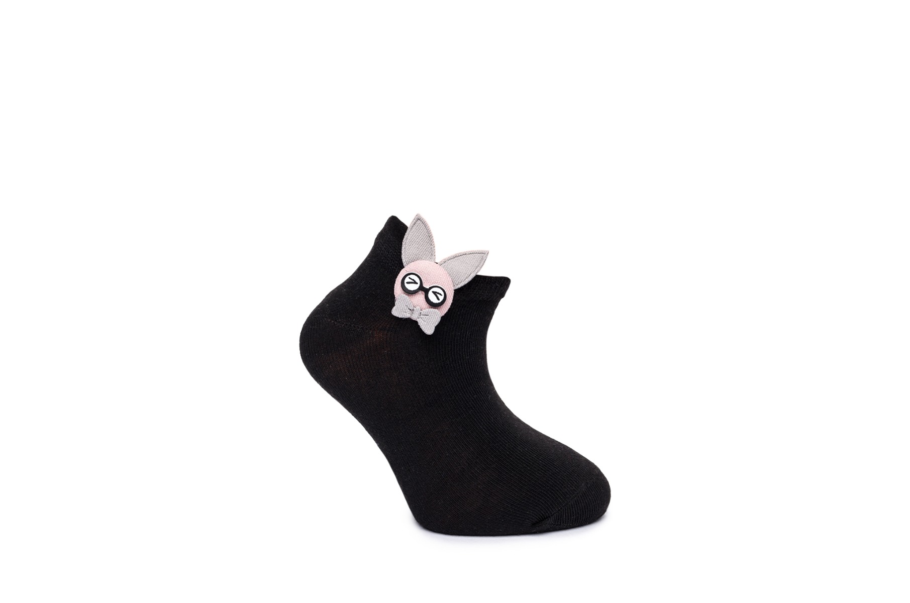 KIDS SOCKS KS122 C:BLACK S:2