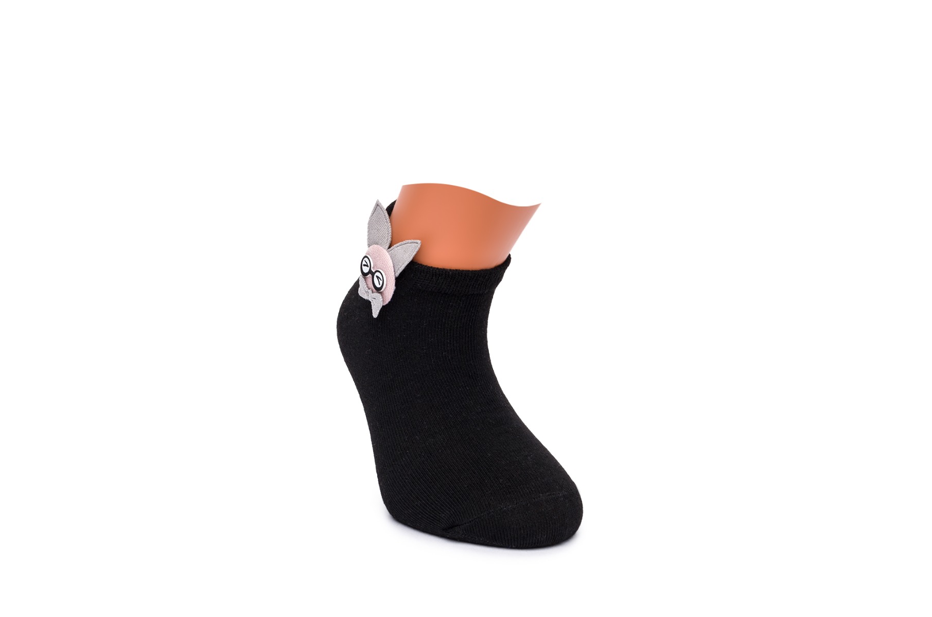 KIDS SOCKS KS122 C:BLACK S:2
