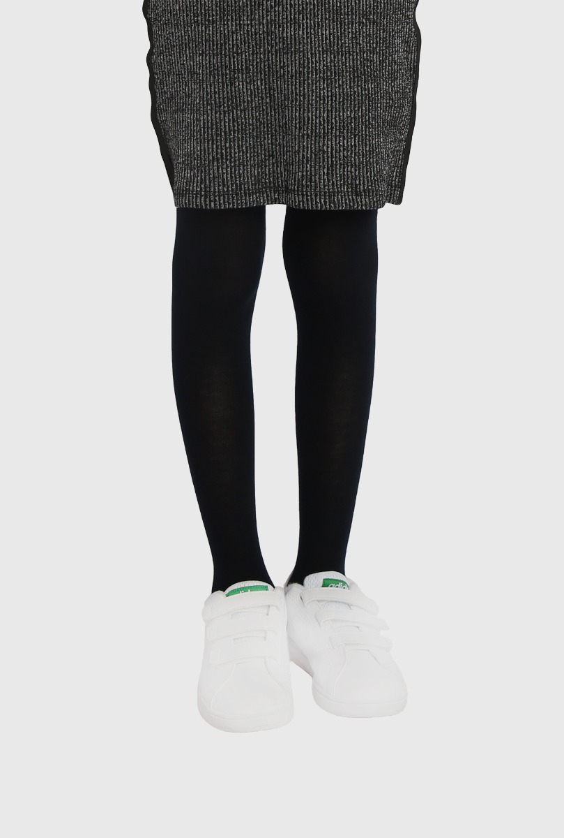 Kid"s Thick Cotton Tight Black