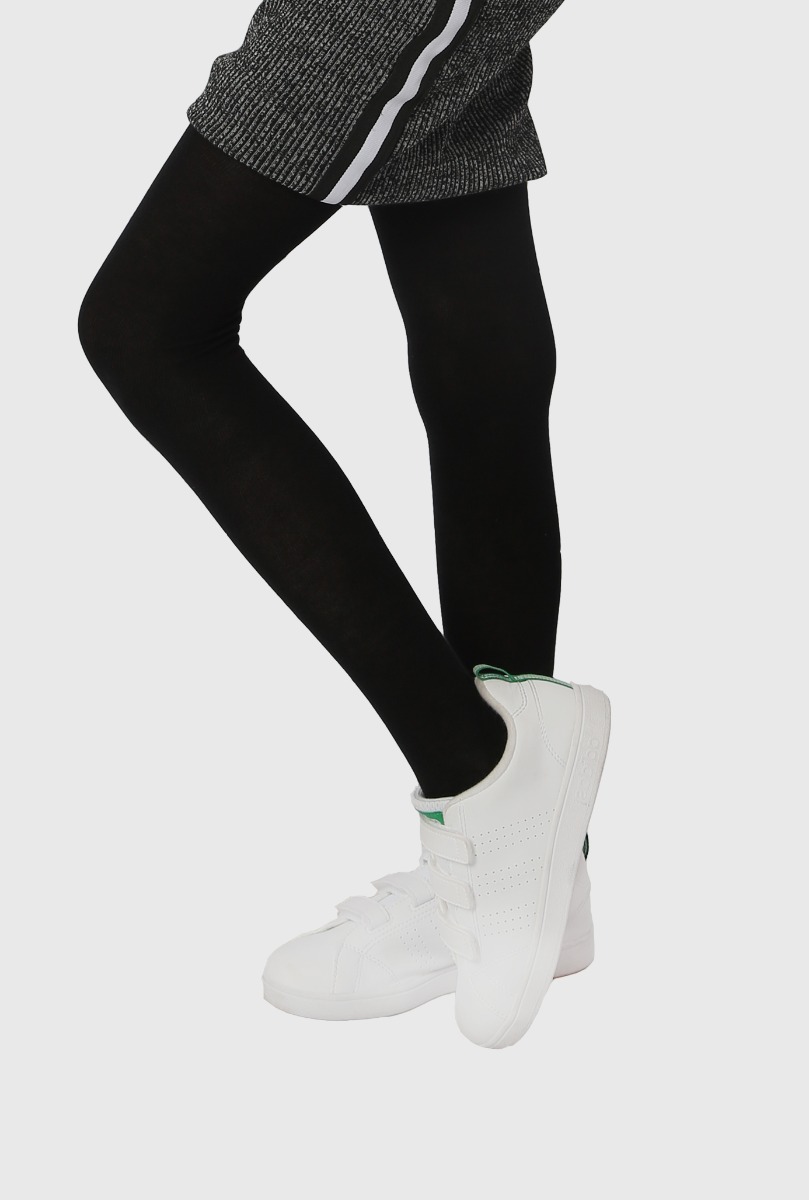 Kid"s Thick Cotton Tight Black