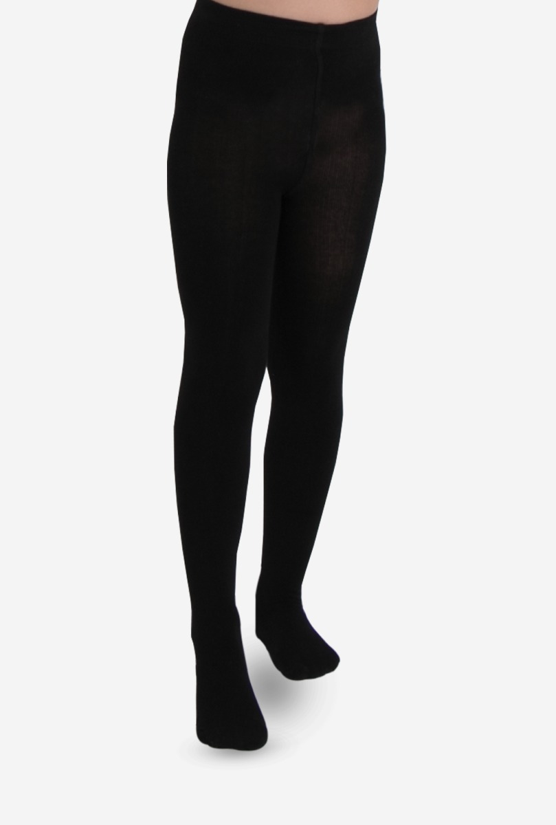 Kid"s Thick Cotton Tight Black
