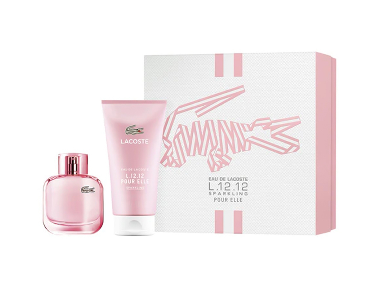 Lacoste L.12.12 Pour Elle Sparkling Eau De Toilette For Women  Set