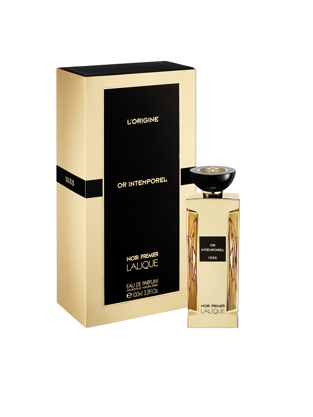 Lalique Noir Premier L,Origine Or Intemporel 1888 Eau De Parfum  For Women & Men
