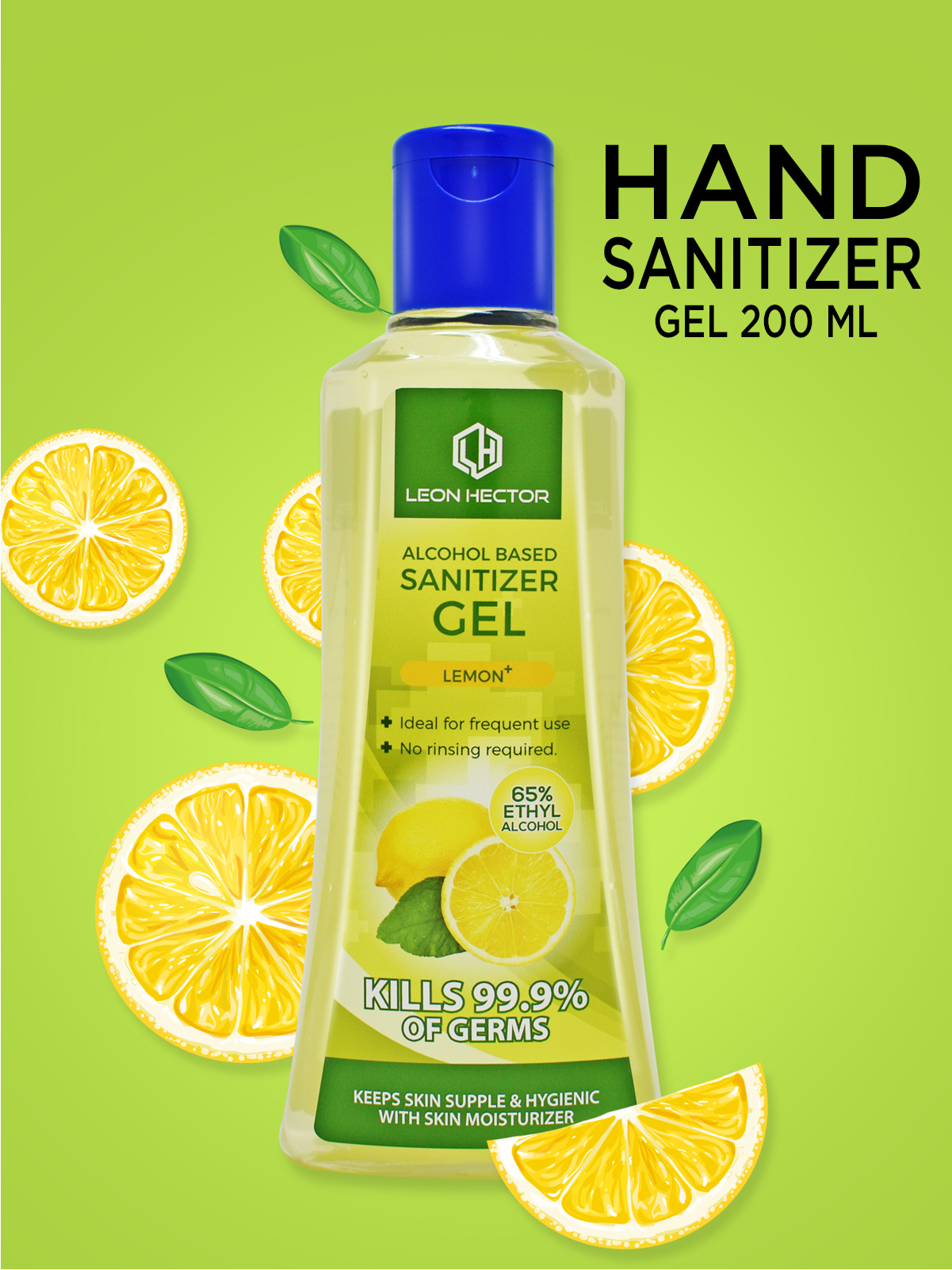 Leon Hector Sanitizer Gel Lemon Plus