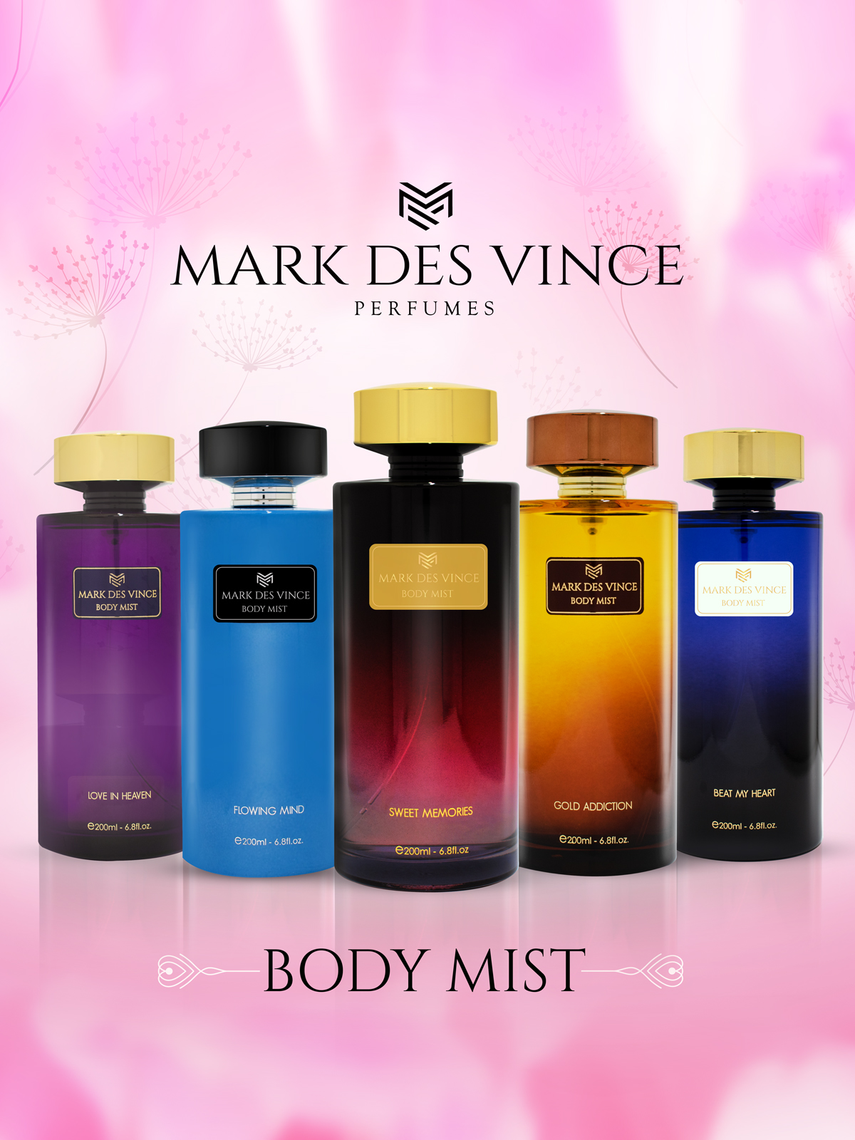 Mark Des Vince Close To My Heart Body Mist For Women