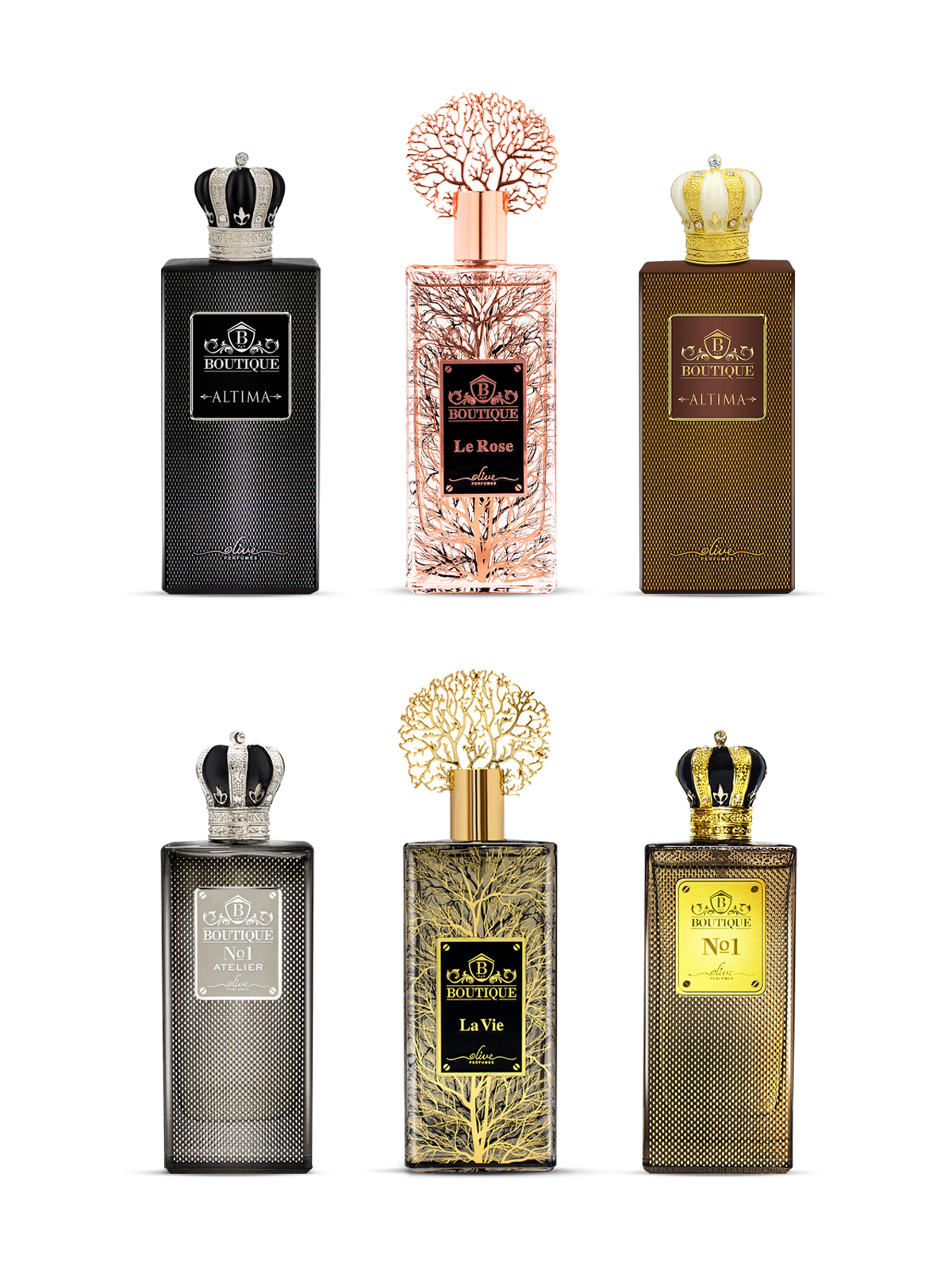 Olive Perfumes Boutique Collections Set