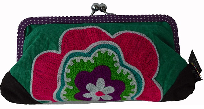 Oriental Pink Clutch Purse