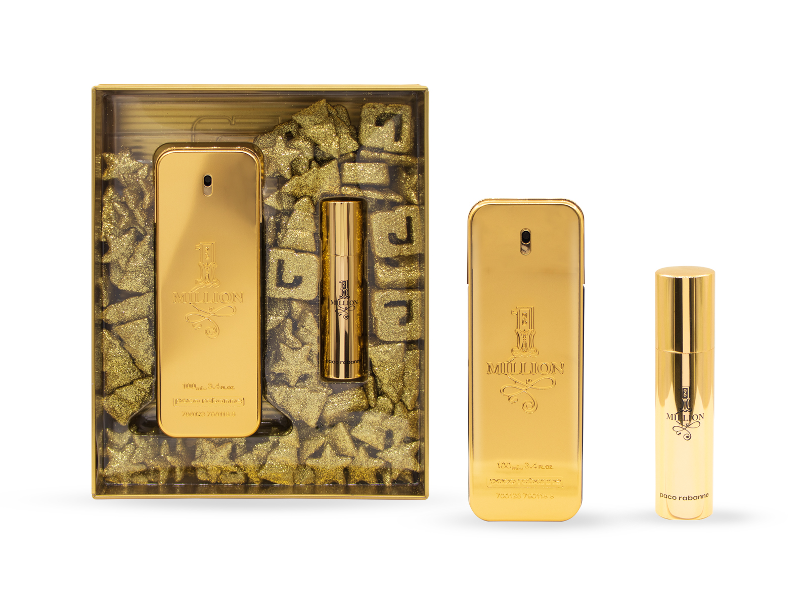 Paco Rabanne 1 Million For Men Eau De Toilette  Set