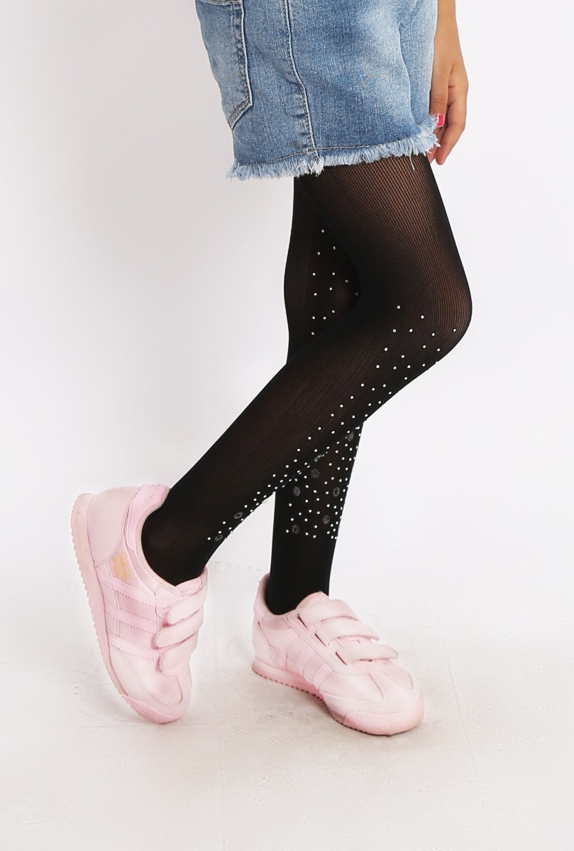 Pearl Girls Fishnet Tight Black