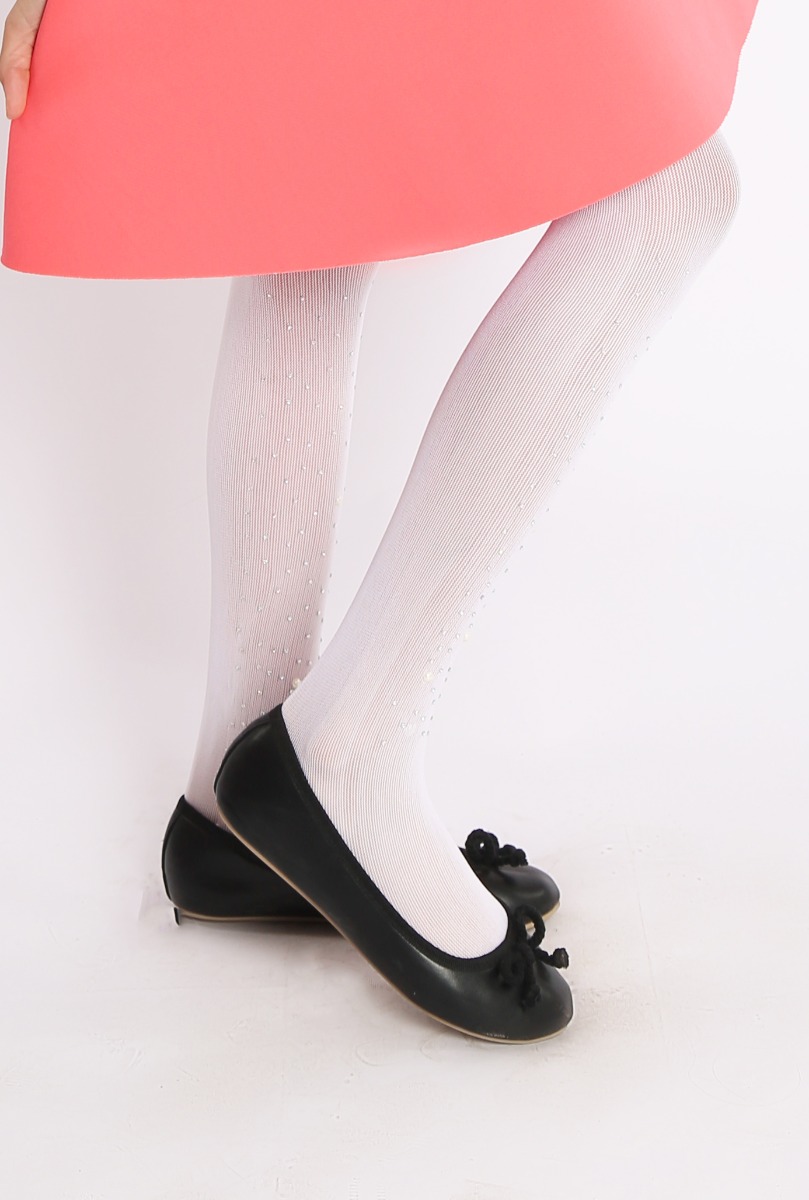 Pearl Girls Fishnet Tight White