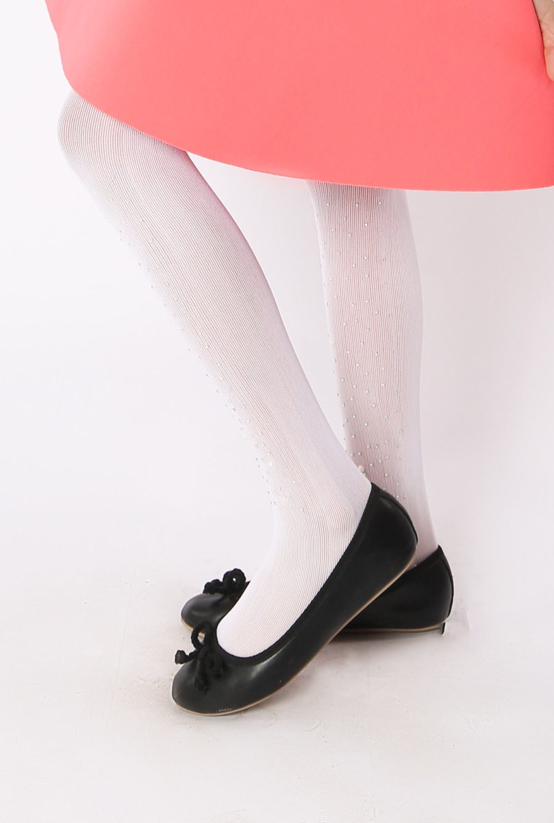 Pearl Girls Fishnet Tight White