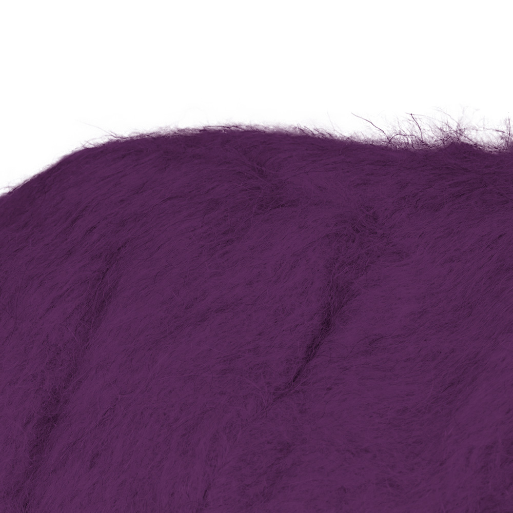 Purple beret wool hat