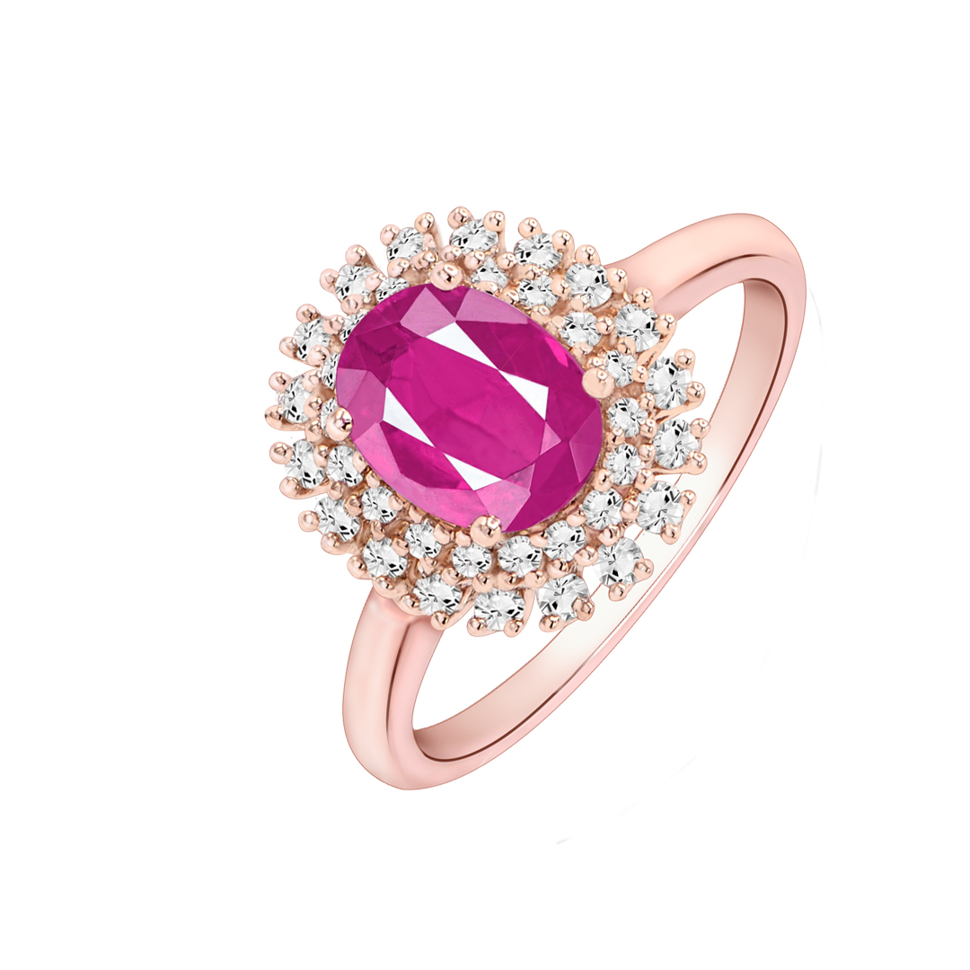 Ruby and Diamond Ring-O04280