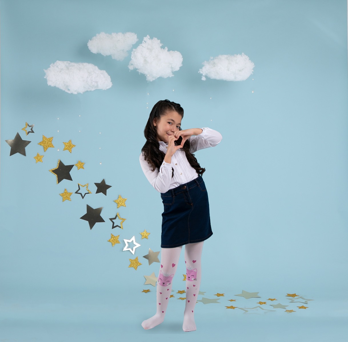 Tabby Gırls Tıght WHITE