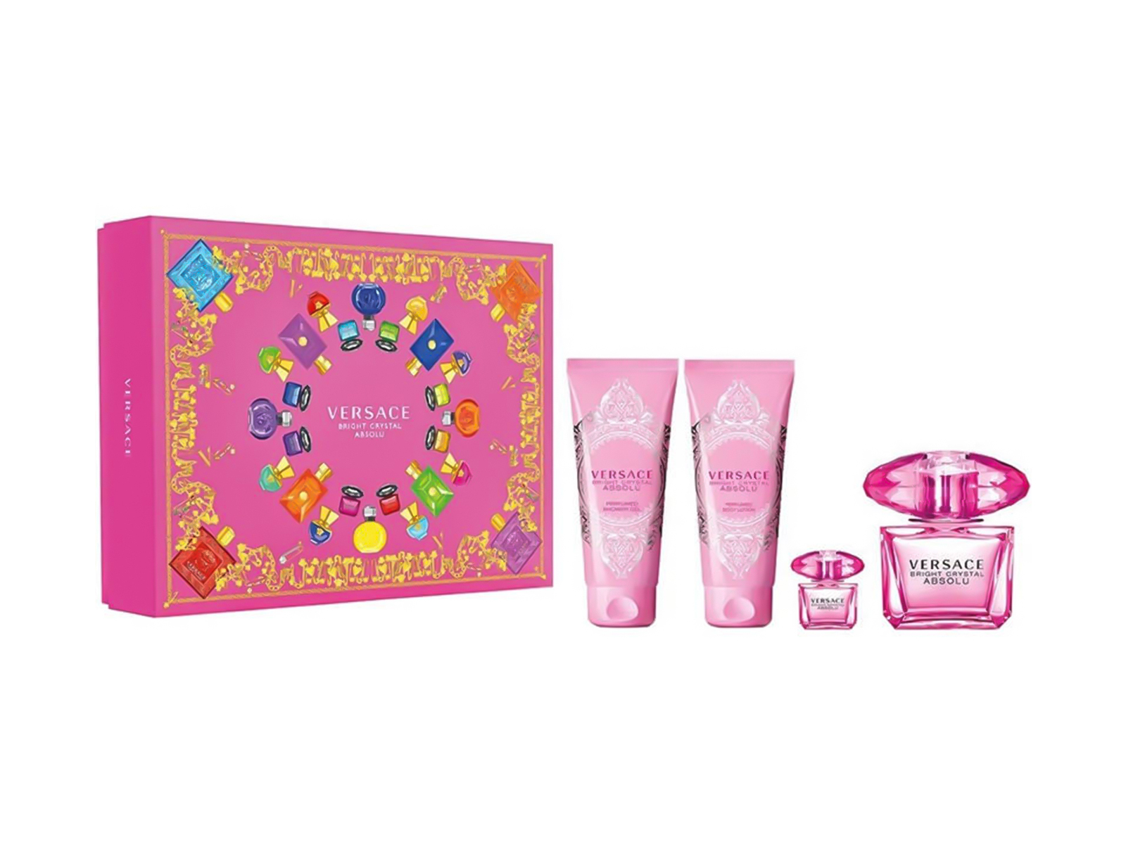 Versace Bright Crystal Absolu For Women Eau De Parfum  Set