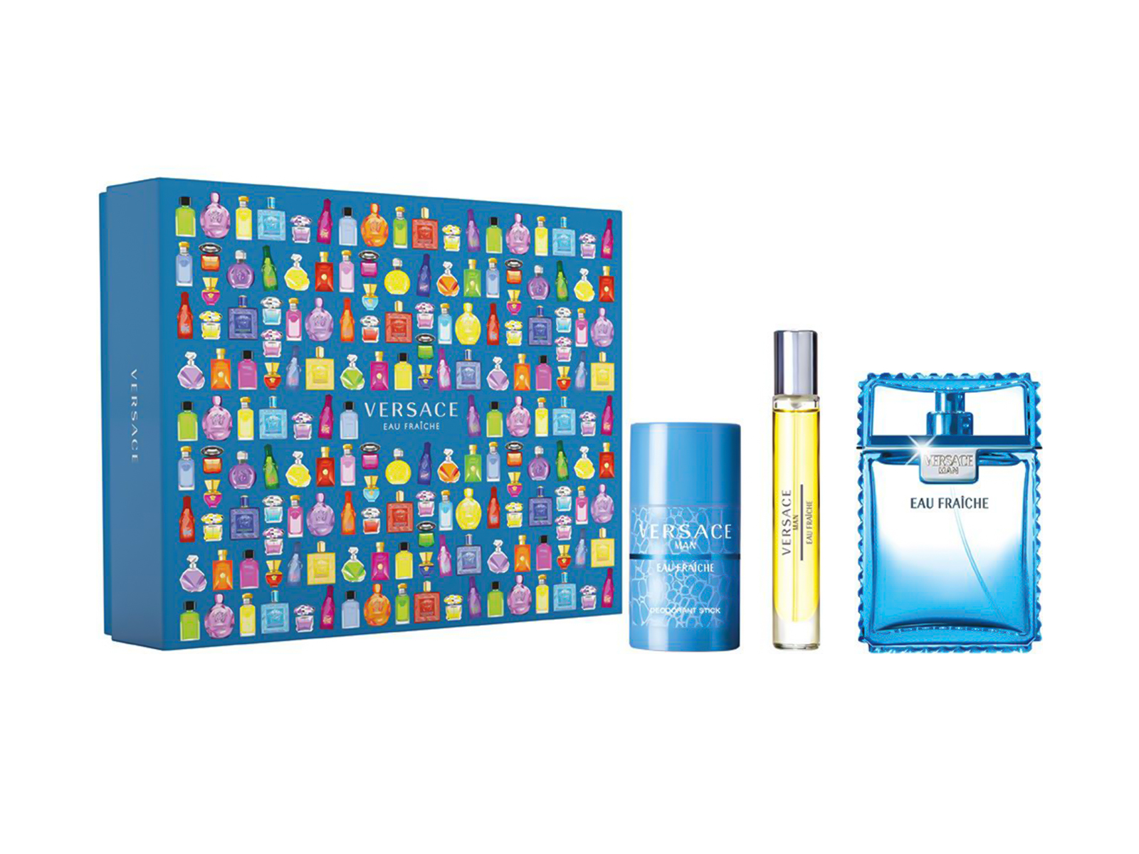 Versace Eau Fraiche For Men Eau De Toilette  Set