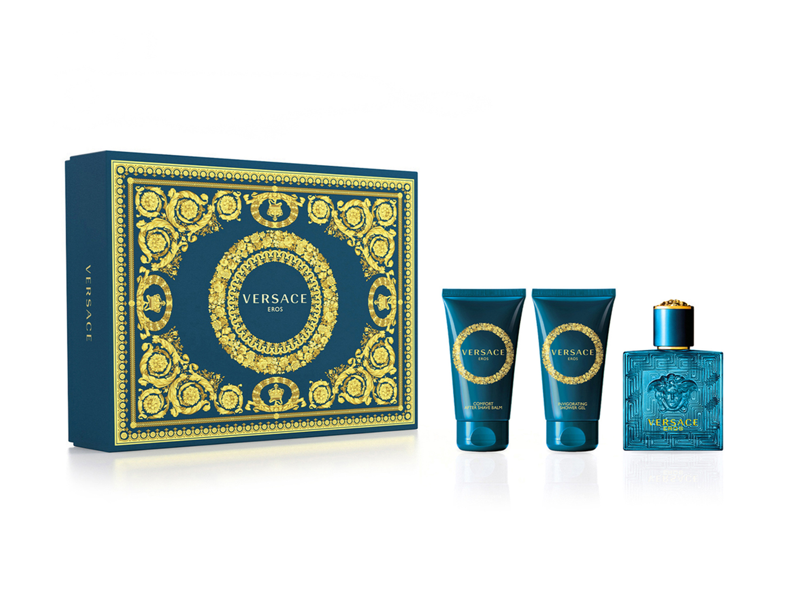 Versace Eros For Men Eau De Toilette  Set