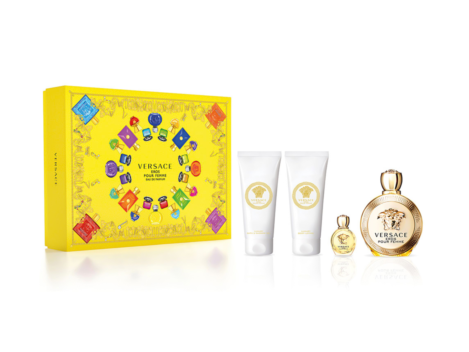Versace Eros Pour Femme For Women Eau De Parfum  Set
