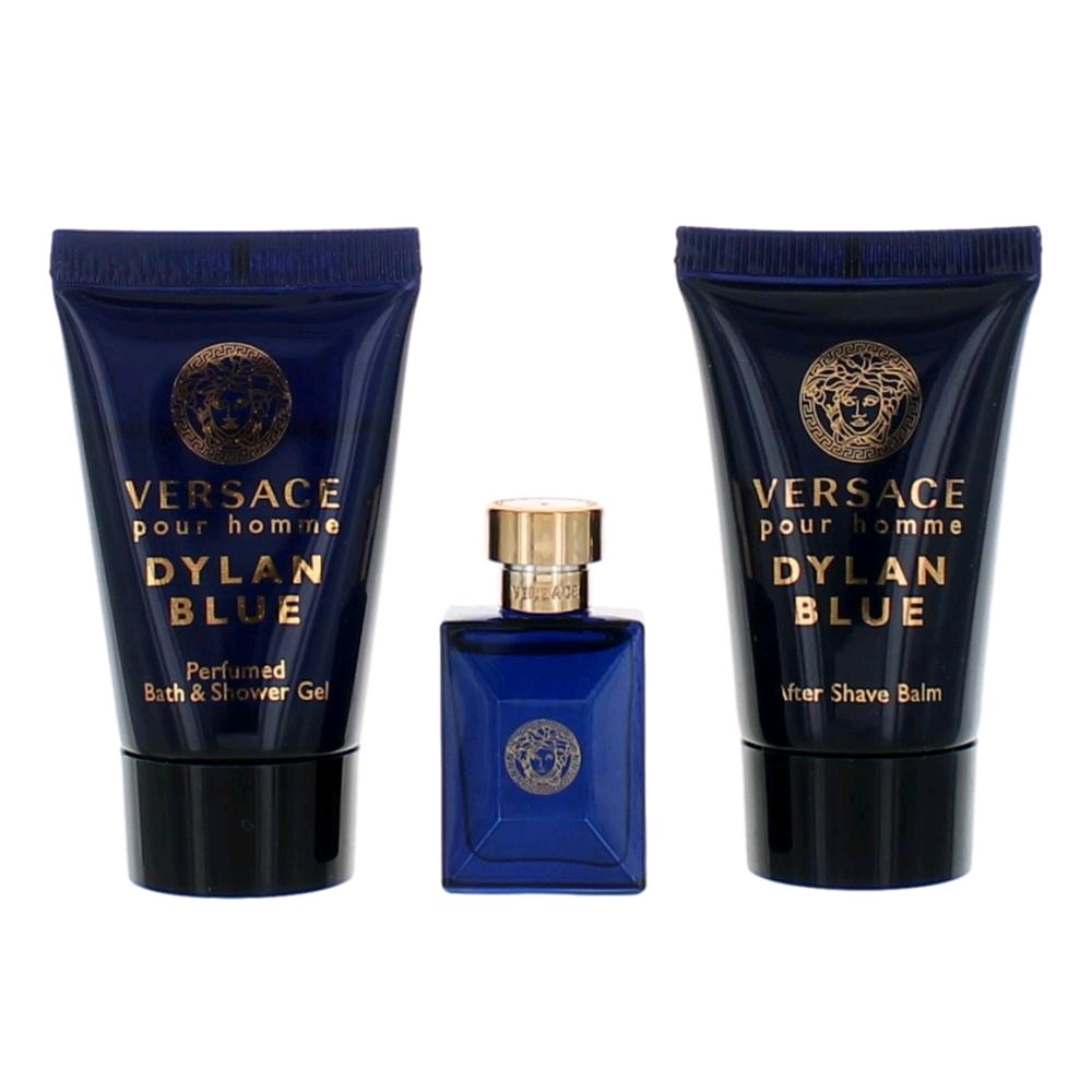 Versace Pour Homme Dylan Blue for Men Eau De Toilette  Set