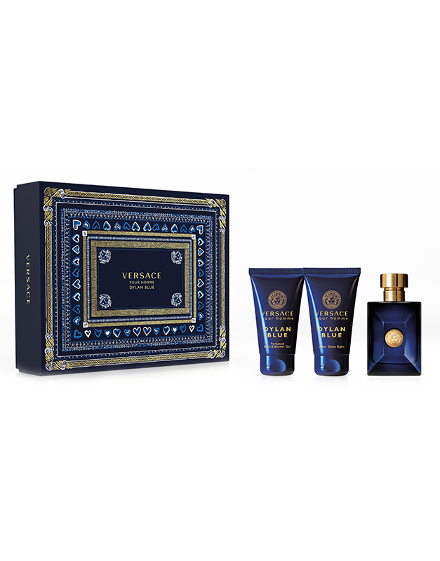 Versace Pour Homme Dylan Blue for Men Eau De Toilette  Set