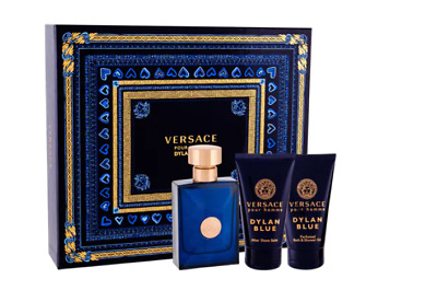 Versace Pour Homme Dylan Blue for Men Eau De Toilette  Set