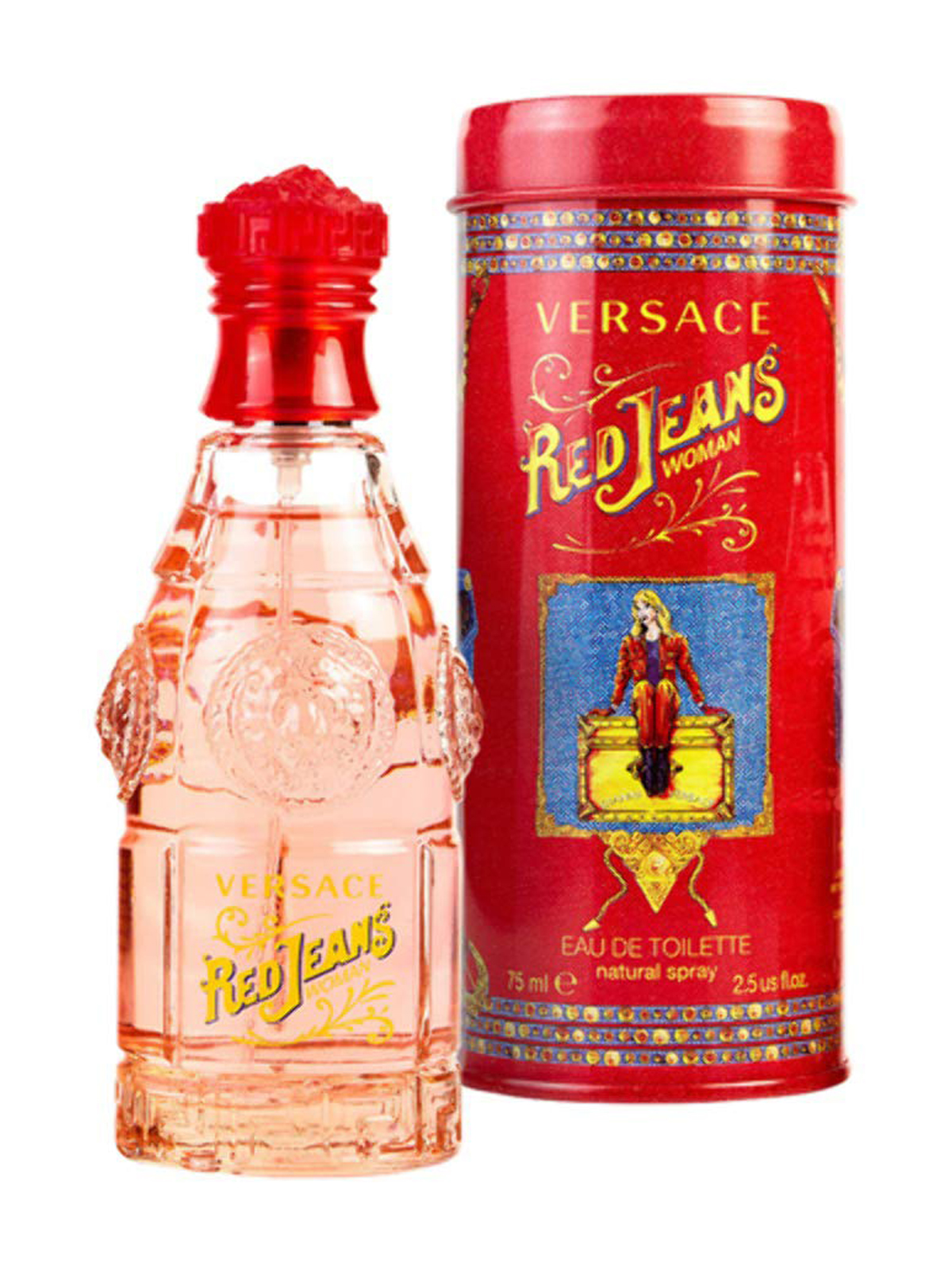 Versace Versus Red Jeans For Women Eau De Toilette
