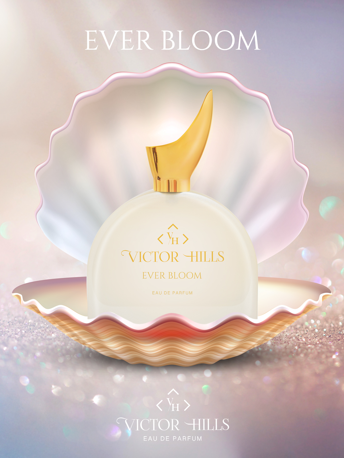 Victor Hills Ever Bloom For Women Eau De Parfum  With Bag