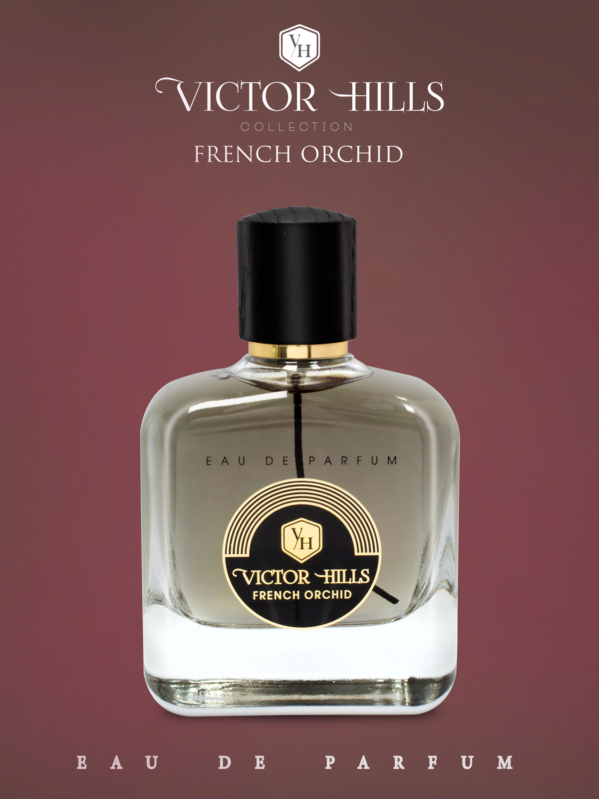 Victor Hills French Orchid For Unisex Eau De Parfum