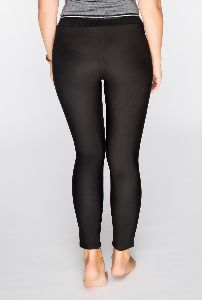 Women"s Silver Line Legging Black