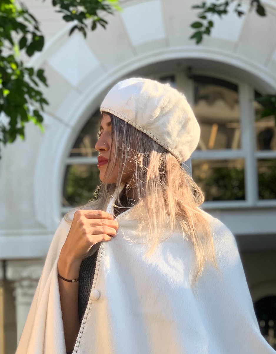 Wool beret womens hat soft