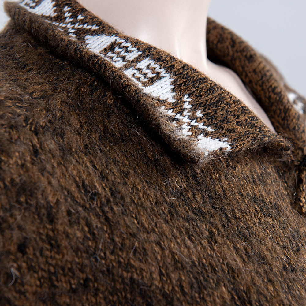 Wool coat soft brown