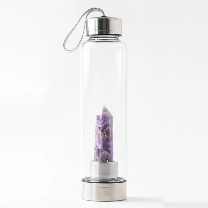 Amethyst Crystal Water Bottle 500ml