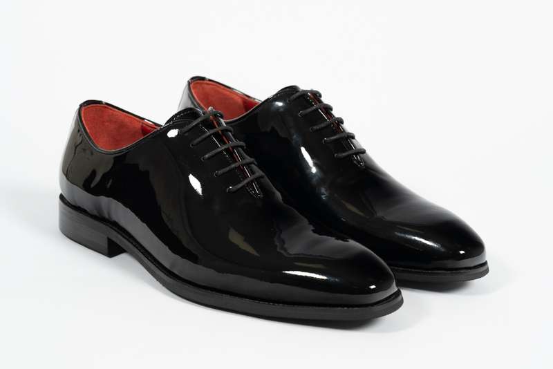 Black Classic Lace-up Tuxedo