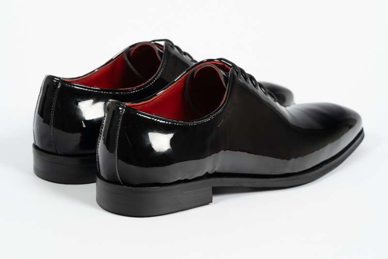 Black Classic Lace-up Tuxedo