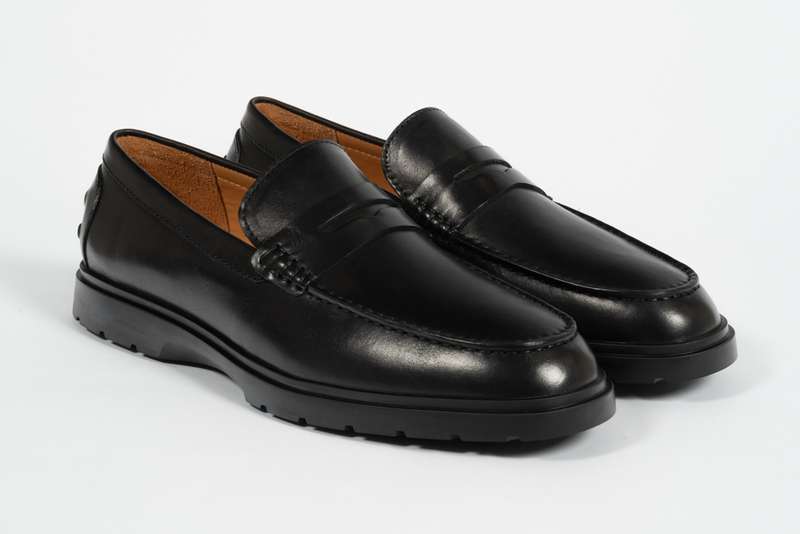 Black Penny Soft Loafer