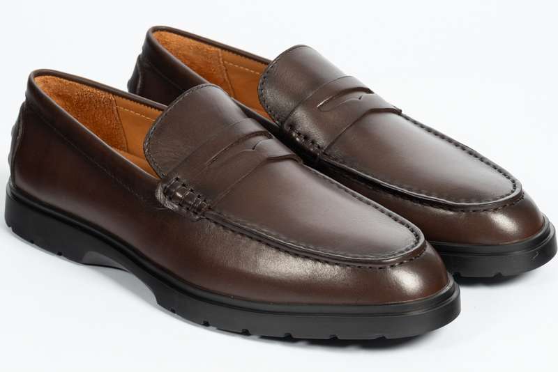 Coffee Penny Soft Loafer
