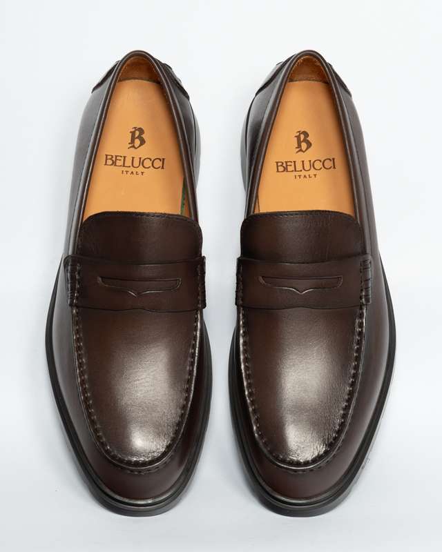 Coffee Penny Soft Loafer