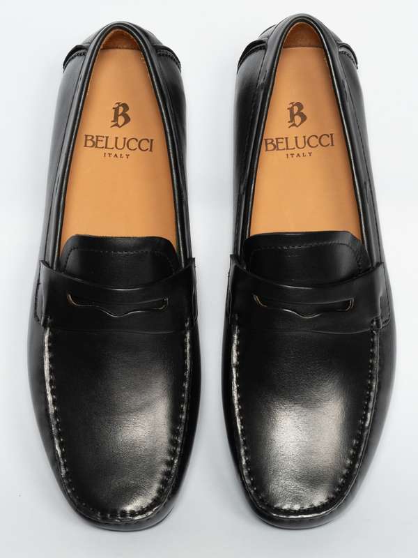 Black Penny Soft Moccasin