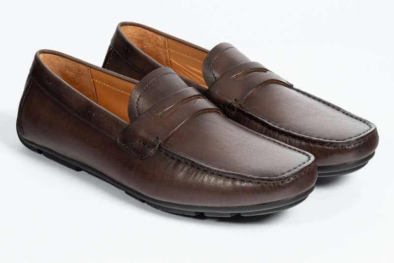 Coffee Penny Soft Moccasin
