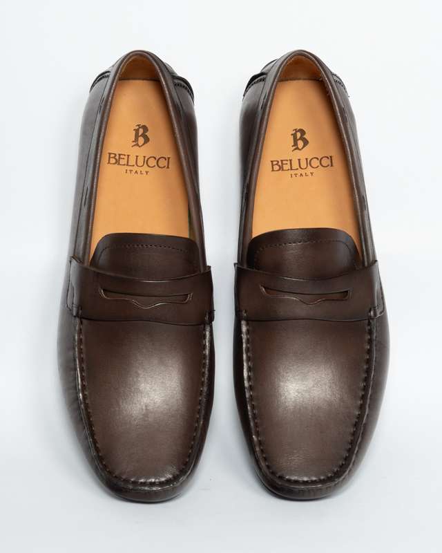 Coffee Penny Soft Moccasin