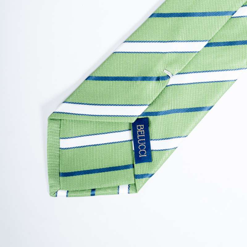 Light Green Striped Tie-1