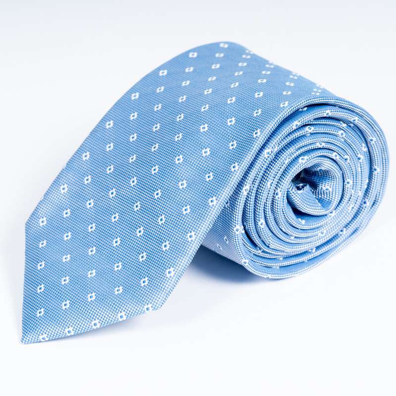 Blue Graphic Tie-3