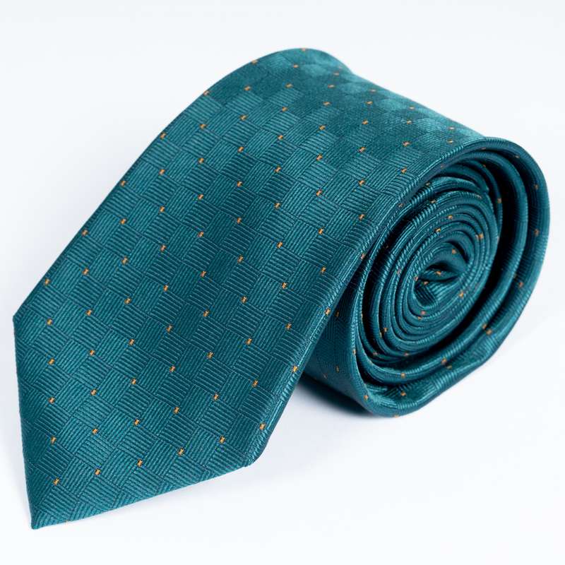Pine Green Patterned Tie