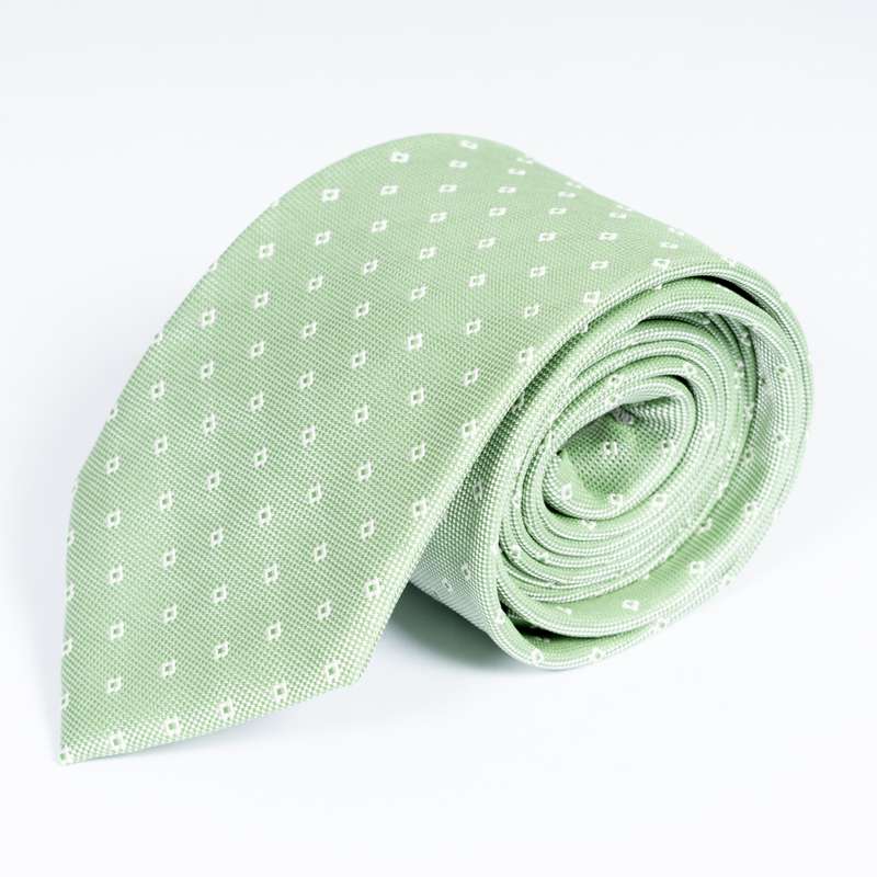 Light Green Graphic Tie