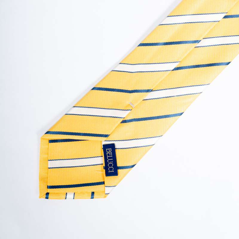 Yellow Striped Tie-2