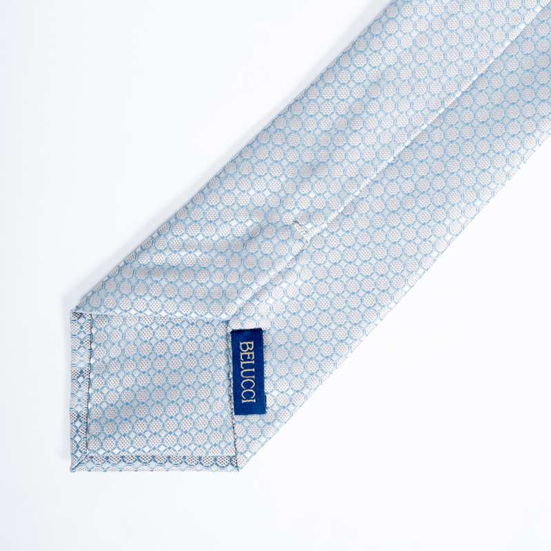 Light Blue Patterned Tie