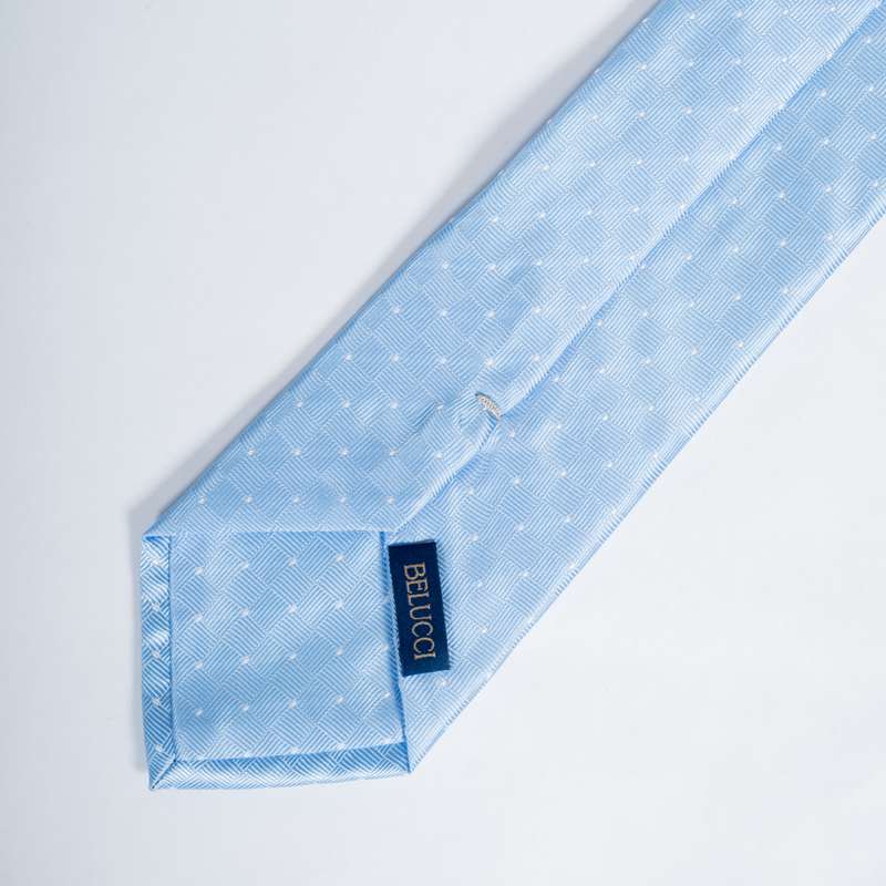 Light Blue Patterned Tie-1
